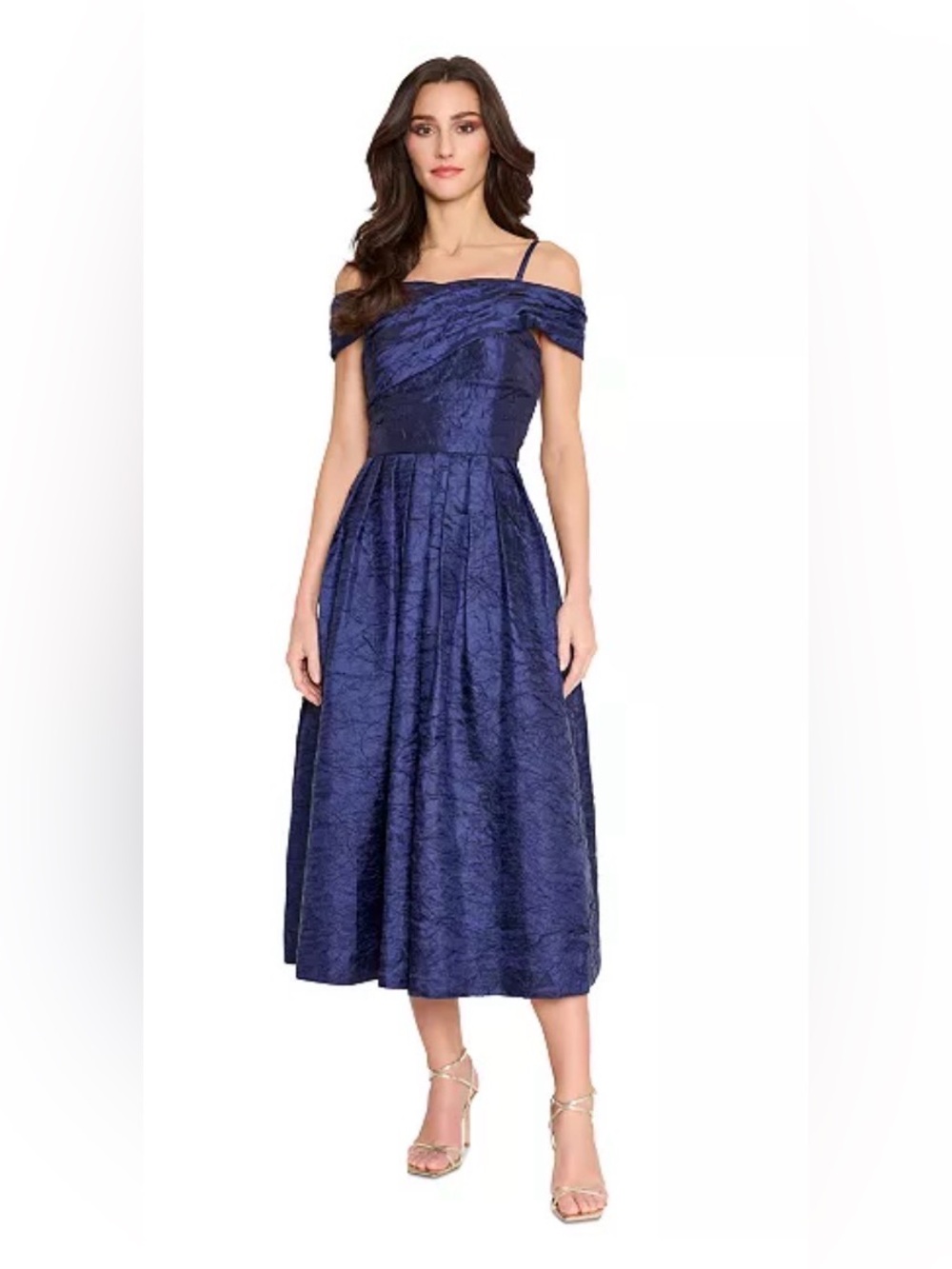 Tahari ASL
Women's Crushed Taffeta Off-The-Shoulder
Dress